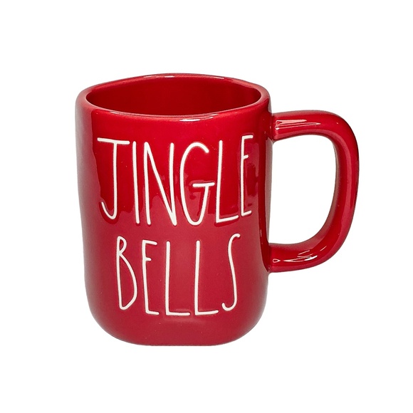 Rae Dunn Mug Jingle Bell Red Gloss - Picture 1 of 4